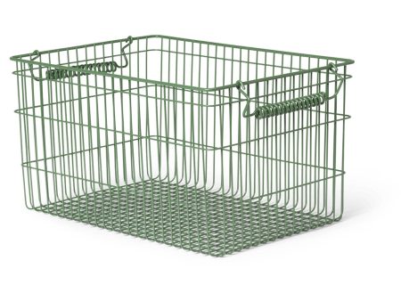 Ferm Living Verdant Green Cala Stackable Baskets 2-pack on Sale