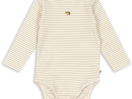 Konges Sløjd Tea Stripe Basic Ls Body Gots Discount