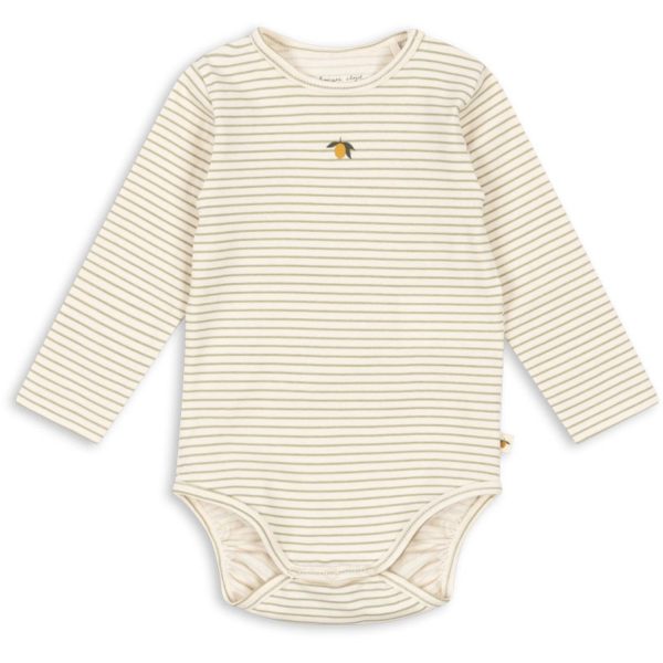 Konges Sløjd Tea Stripe Basic Ls Body Gots Discount