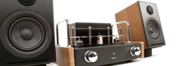 Blue Aura V30I Hybrid Valve Amplifier   Speaker System Sale