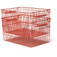 Ferm Living Poppy Red Cala Stackable Baskets 2-pack Online Hot Sale