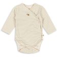 Konges Sløjd Tea Stripe Basic Ls Newborn Body Gots Sale