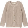 Lil Atelier Gray Morn Emlen Lin Knit Cardigan Noos For Cheap