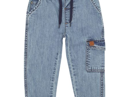 Hust & Claire Washed Denim James Pants For Discount