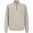 Jack & Jones Junior Moonbeam Bradley Sweatshirt Half Zip Noos on Sale