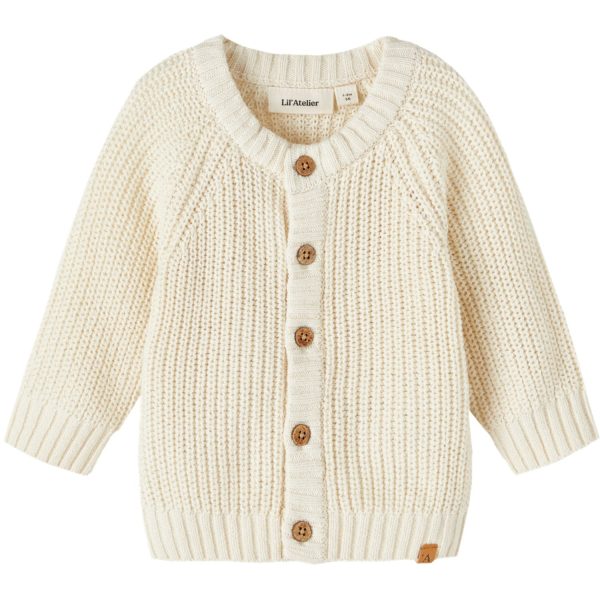 Lil Atelier Turtledove Emlen Knit Cardigan Noos Discount