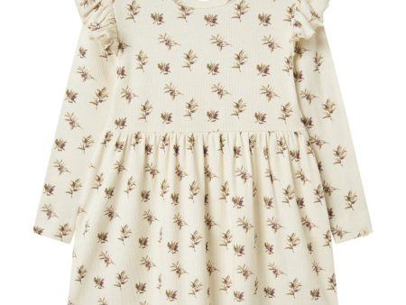 Lil Atelier Turtledove Olive Gavo Eno Dress Sale