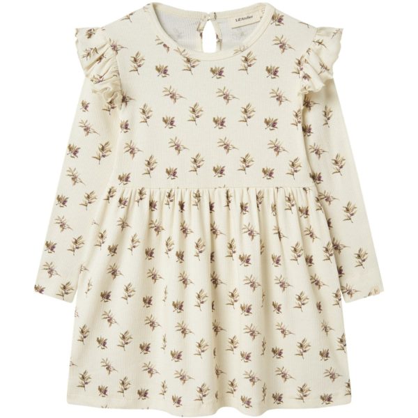 Lil Atelier Turtledove Olive Gavo Eno Dress Sale