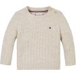 Tommy Hilfiger Classic Beige Melange Essential Cn Sweater Online now