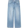 Name It Light Blue Bleached Denim Rose Wide Jeans Noos For Cheap