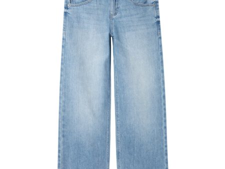 Name It Light Blue Bleached Denim Rose Wide Jeans Noos For Cheap