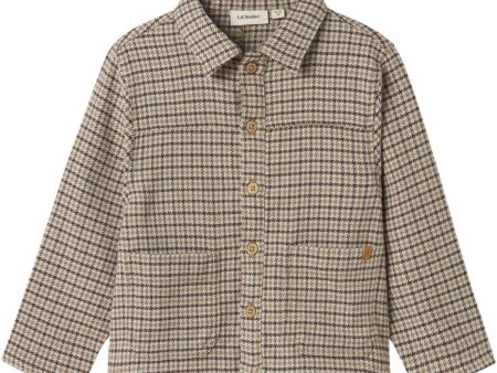 Lil Atelier Petrified Oak Tevin Regular Shirt Jacket Online Sale