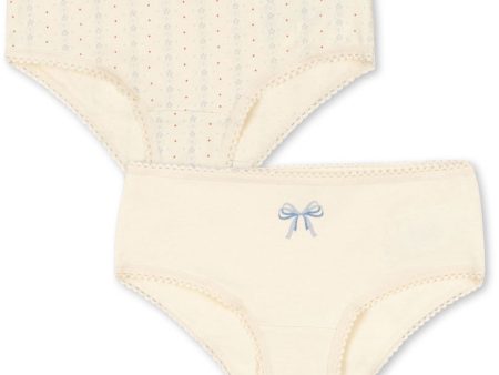 Konges Sløjd Fete De Fleur Seedpearl Basic 2 Pack Girl Underpants Gots Fashion