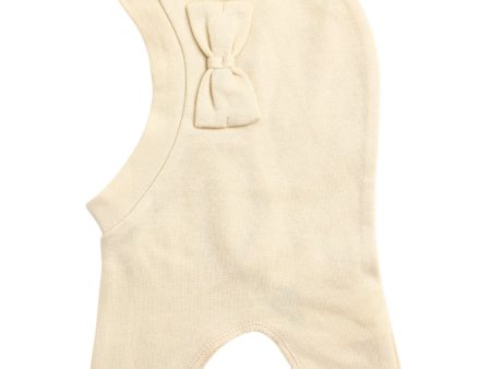 Racing Kids Ivory Enkeltlags Balaclava M. Bow For Sale