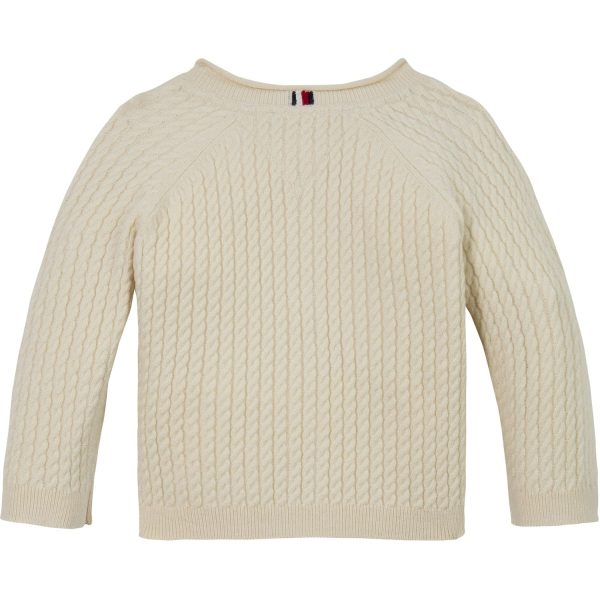 Tommy Hilfiger Calico Cable Cardigan Online Hot Sale