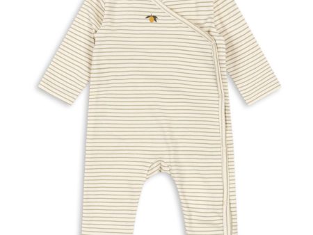 Konges Sløjd Tea Stripe Basic Newborn Onesie Gots Hot on Sale