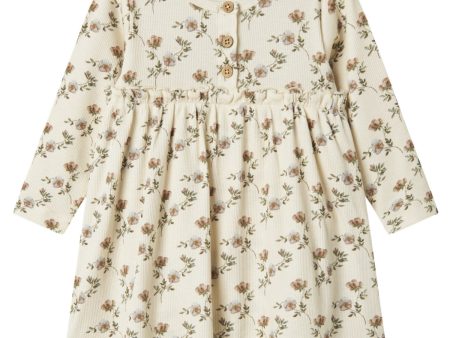 Lil Atelier Turtledove Flowers Gavo Ens Body Dress Hot on Sale