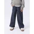 Name It Navy Blazer Rose Wide Twill Stripe Pants Online Sale