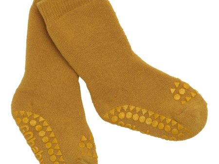 Gobabygo Mustard Non-slip Socks Hot on Sale