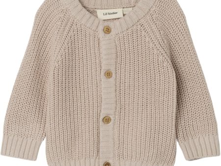 Lil Atelier Gray Morn Emlen Knit Cardigan Noos Cheap