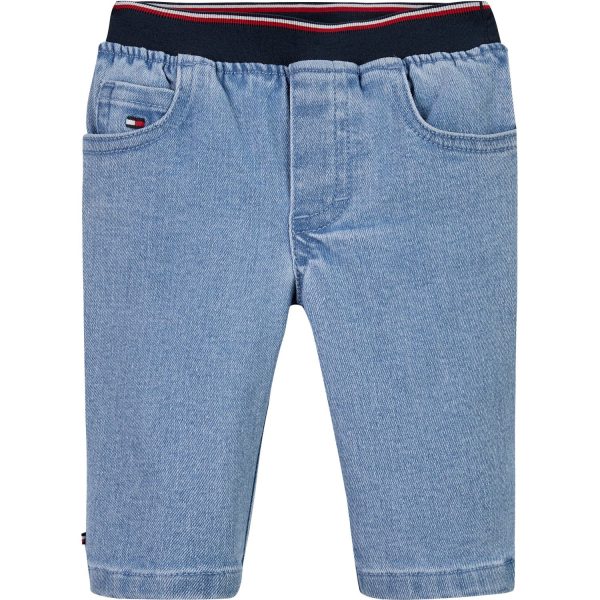 Tommy Hilfiger Denim Medium Micro Global Stripe Denim Pants Sale