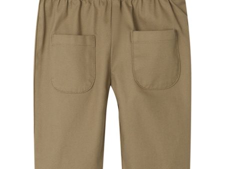 Lil Atelier Petrified Oak Ben Loose Twill Thady Pants Cheap