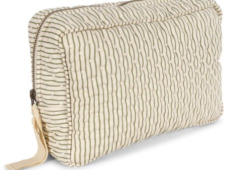 Konges Sløjd Tea Stripe Big Quilted Toiletry Bag Online Hot Sale