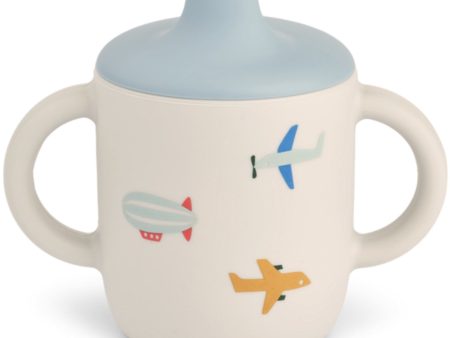 LIEWOOD Aviator   Ecru Neil Sippy Cup on Sale