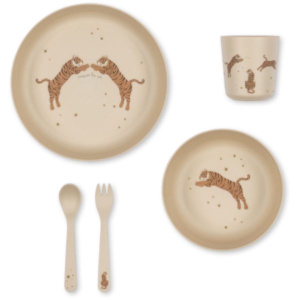 Konges Sløjd Tiger Pla Dinner Set Online Sale