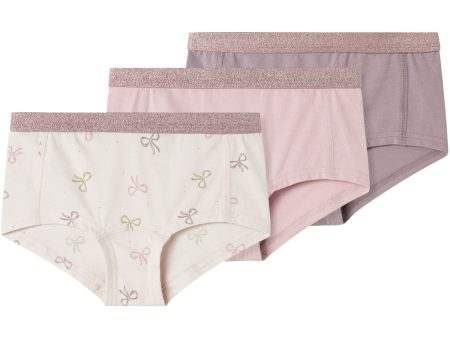 Name It Barely Pink Hipster 3-pack Barely Pink Bow Noos For Sale