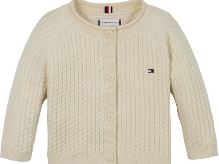 Tommy Hilfiger Calico Cable Cardigan Online Hot Sale