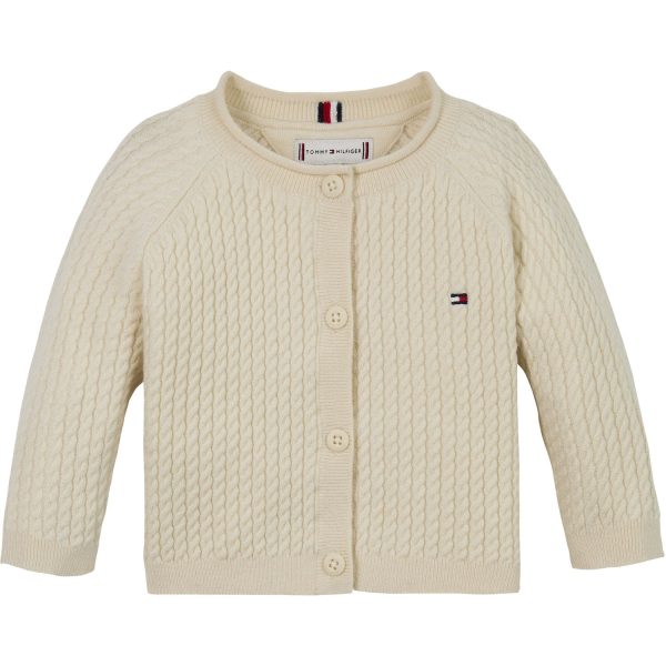 Tommy Hilfiger Calico Cable Cardigan Online Hot Sale