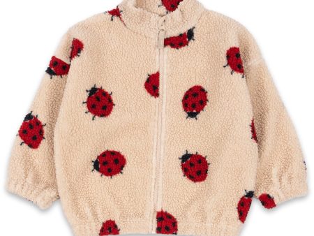 Konges Sløjd Ladybug Sand Jody Teddy Jacket Grs Online Sale