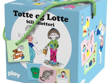 Forlaget Carlsen Totte og Lotte Billedlotteri Hot on Sale