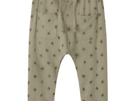 Lil Atelier Moss Gray Gago Kem Loose Pants on Sale