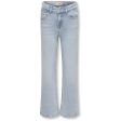 kids ONLY Light Blue Denim Juicy Life Wide Leg Denim Jeans Noos Sale