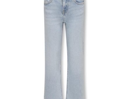 kids ONLY Light Blue Denim Juicy Life Wide Leg Denim Jeans Noos Sale