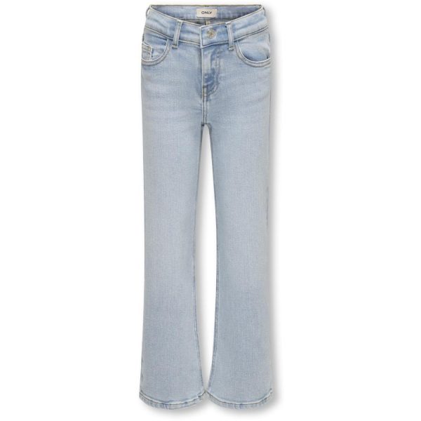 kids ONLY Light Blue Denim Juicy Life Wide Leg Denim Jeans Noos Sale