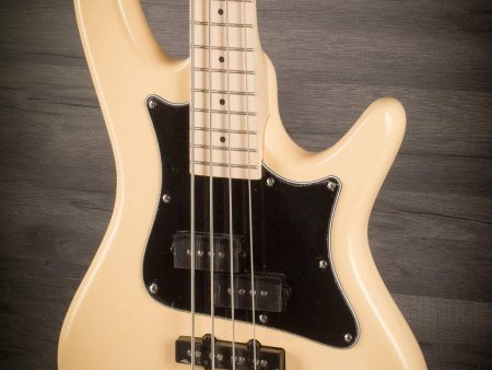 Ibanez SRMD200K-VWH 4 String Bass Guitar in Vintage White on Sale