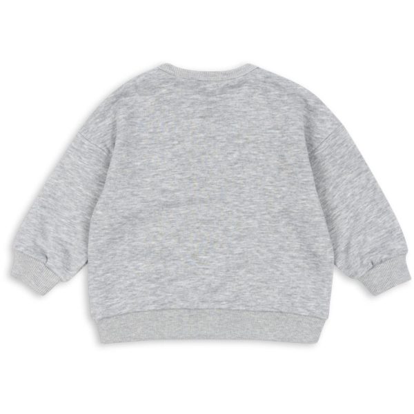 Konges Sløjd Grey Melange Lou Sweat Shirt Ocs Supply