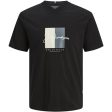 Jack & Jones Junior Black Frederiksberg Boxscript T-Shirt Fashion