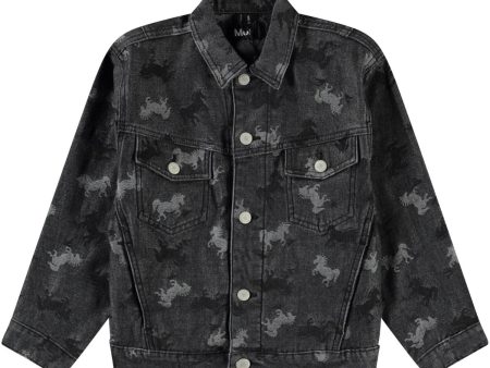 Molo Giddy-up Denim Hedly Jacket For Sale