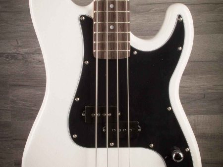 Aria STB PB B White - Bass Guitar Supply