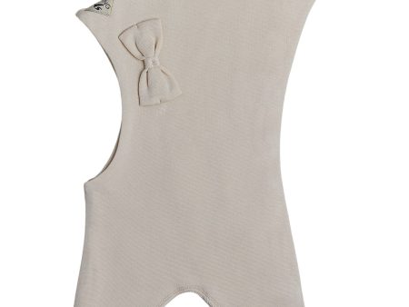 Racing Kids Ivory Nisse Balaclava With Bow Online now