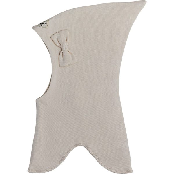 Racing Kids Ivory Nisse Balaclava With Bow Online now