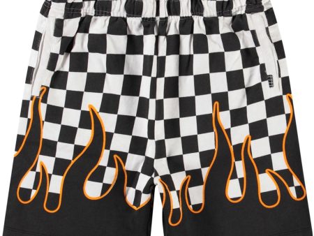 Molo Check on Fire Amil Shorts Hot on Sale