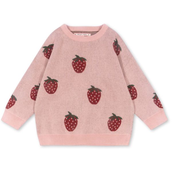 Konges Sløjd Strawberry Lapis Lurex Knit Blouse For Discount