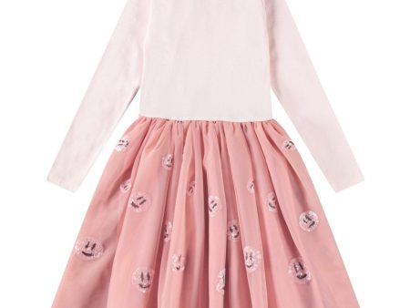 Molo Charlotte Pink Cyrus Dress LS For Discount