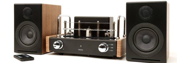 Blue Aura V30I Hybrid Valve Amplifier   Speaker System Sale