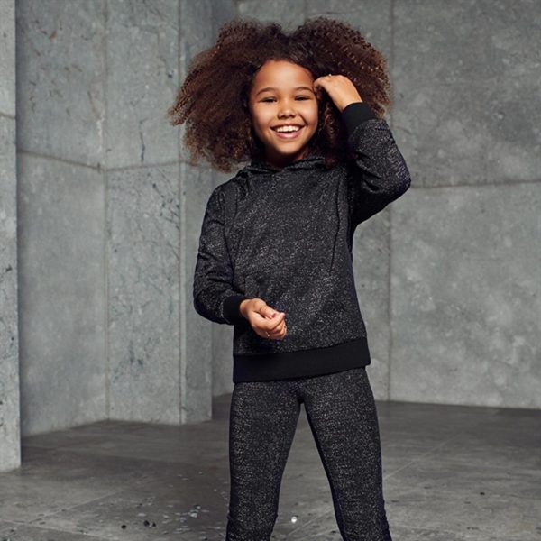 Kids ONLY Black Glitter Mady Hoodie Sale